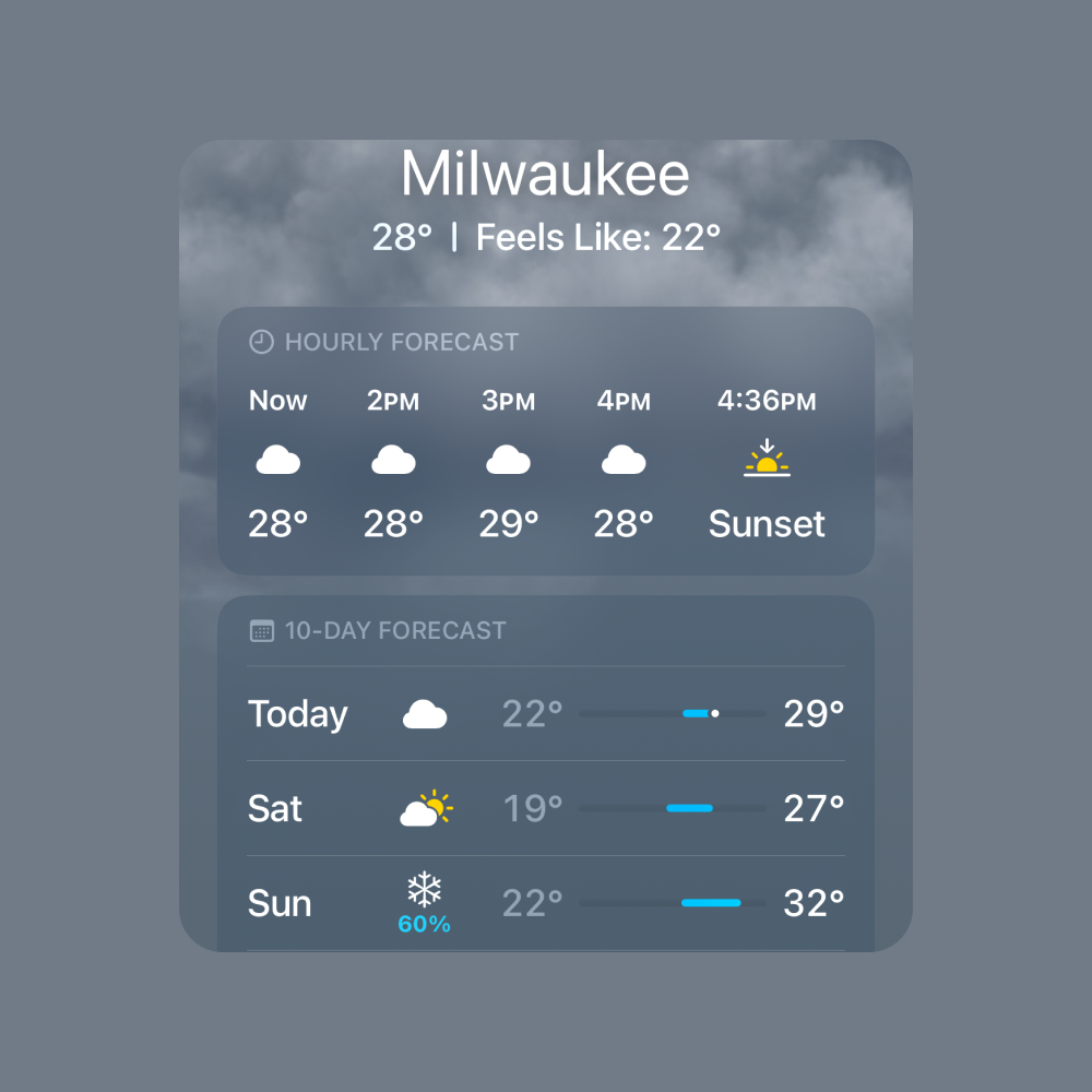 Apple Weather App